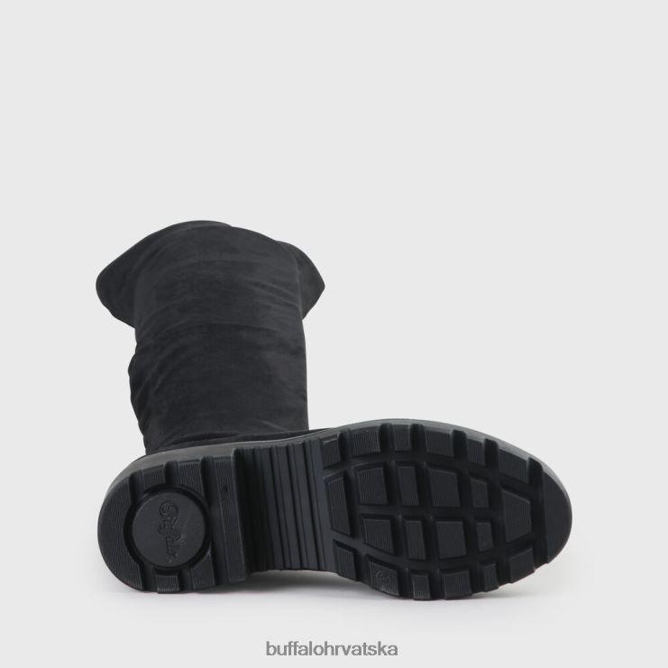 crno Buffalo myrna boot flat vegan |čizme TDD6T502
